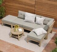 Morelos 6 Piece Outdoor Lounge Set Neutral