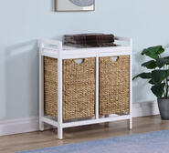 Nexa 2 Basket Laundry Hamper White
