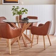 Nicki Dining Chair Brown