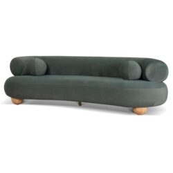 Nimbus 3 Seater Sofa - Burnt Green by Interior Secrets - AfterPay Available
