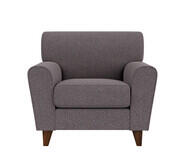 Ruby Armchair Purple 1 Seater