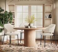 Set Of 6 Katrina Dining Chairs Black