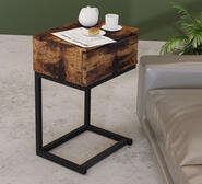 Sorell Bedside Table Brown 1 Drawer