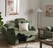 Venice 2 Seater Recliner Armchair Green