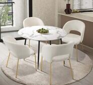 Wilson Sherpa Dining Table & Chair Set Black