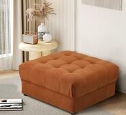 Alma Ottoman Brown 1 Seater