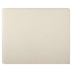 Amalfi Renzo Cotton Linen Fabric Bed Headboard, Queen, Cream