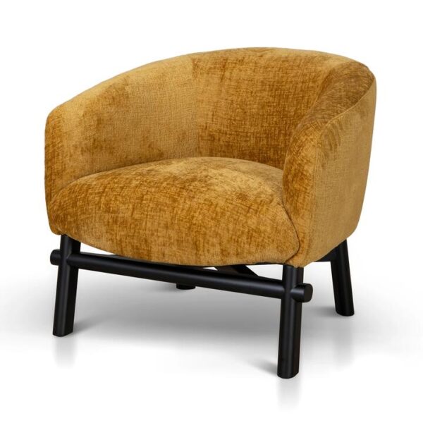 Amity Fabric Armchair - Ochre by Interior Secrets - AfterPay Available