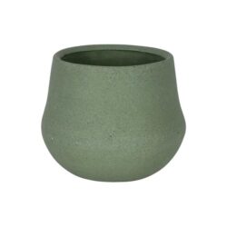 Ana Polystone Planter Pot, Extra Small, Olive