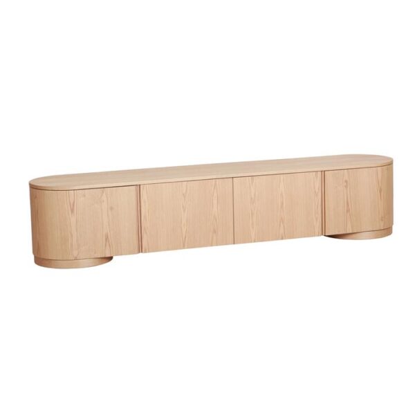 Anja 2.2m TV Entertainment Unit - Natural by Interior Secrets - AfterPay Available