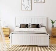 Annalisa Queen Bed With Storage White