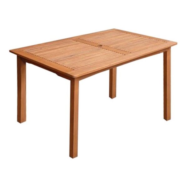 Antas Hardwood Timber Outdoor Dining Table, 150cm