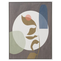 "Arkstone Abstract Leaf" Framed Canvas Wall Art, Style B, 80cm