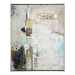 "Around The Corner" Framed Abstract Canvas Wall Art Painting, 150cm