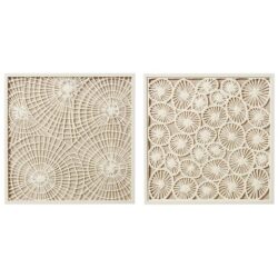 "Asuka" 2 Piece Framed Rice Paper Wall Art Set, 75cm