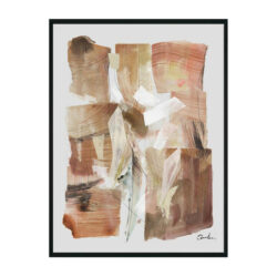 "Auburn" Framed Abstract Canvas Wall Art Painting, 120cm