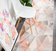 Auvers 400 X 80Cm Runner Rug Pink Extra Large