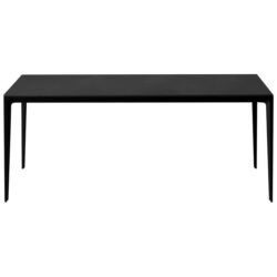 BKC Innovation S Commercial Grade Indoor / Outdoor Minimalist Dining Table, 180cm, Black