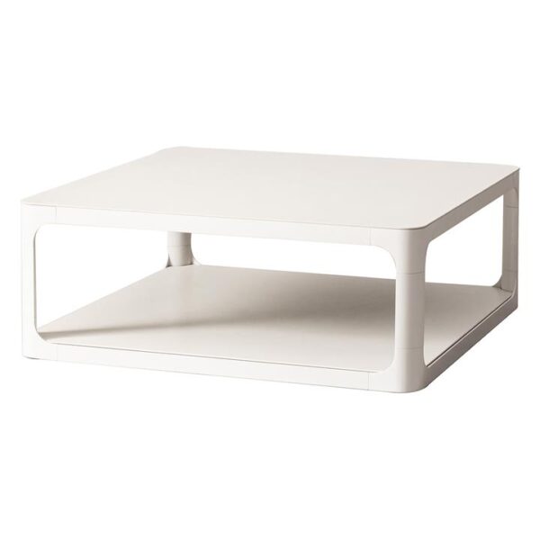 BKC Innovation T Commercial Grade Indoor / Outdoor Minimalist Square Coffee Table, 80cm