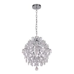 Baroque Crystal Droplet Chandelier / Pendant Light, Small
