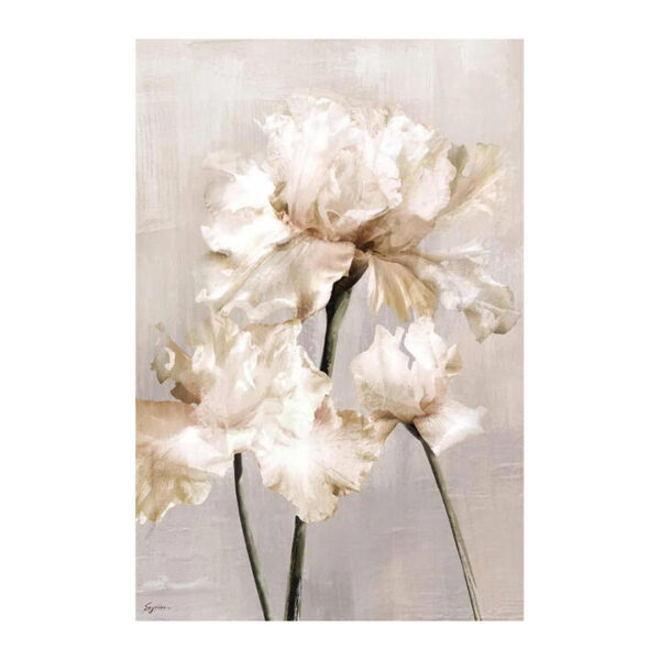 "Bearded Iris" Framed Canvas Wall Art, Type B, 122cm