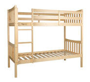 Bonny Single Bunk Bed Brown