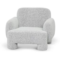 Breda Armchair - Moonlit Pepper Boucle by Interior Secrets - AfterPay Available