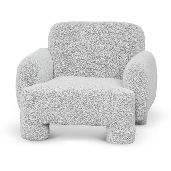 Breda Armchair - Moonlit Pepper Boucle by Interior Secrets - AfterPay Available