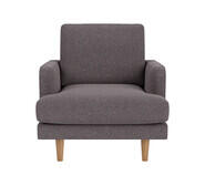 Brighton Armchair Purple 1 Seater