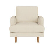 Brighton Armchair White 1 Seater