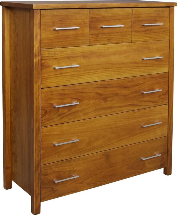 Brook 7 Drawer Big Boy Chest - Old Rimu