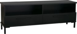 Chad 2 Drawer Entertainment Unit - Black
