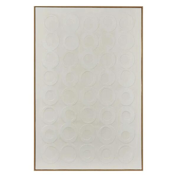 "Circle Metrix" Framed Canvas Wall Art, 120cm