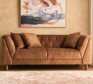 Dalmore 3 Seater Sofa Brown