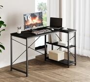 Dandy L Shape Office Desk Black