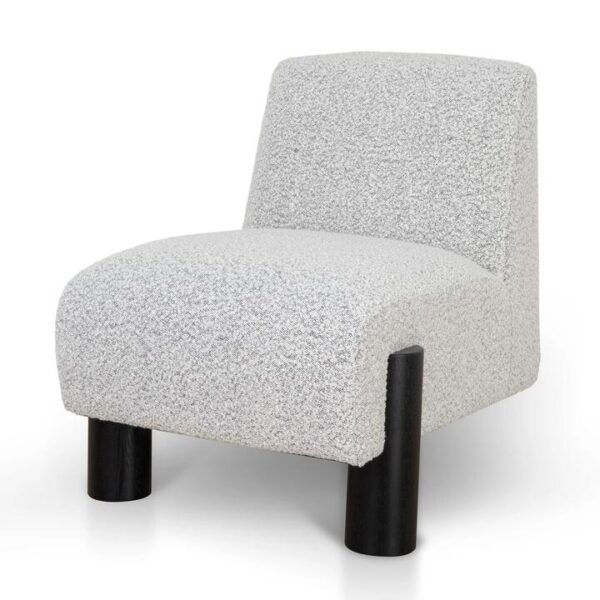 Deandre Armchair - Charcoal White Boucle by Interior Secrets - AfterPay Available
