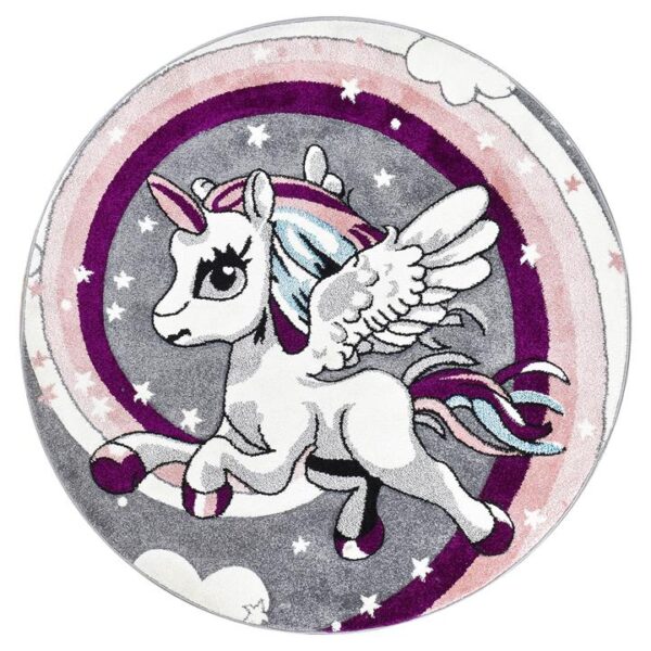Dream Unicorn Kids Round Rug, 150cm