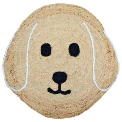 Duffy Handmade Kids Jute Round Rug, 100cm