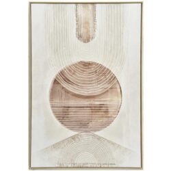 "Dune" Framed Abstract Canvas Wall Art, Style A, 120cm