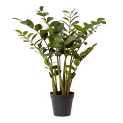 Elme Potted Artificial Zanzibar Plant, 90cm