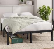 Elva Double Bed Base Black