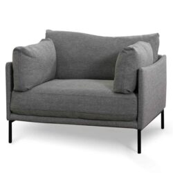Emilis Armchair - Graphite Grey by Interior Secrets - AfterPay Available