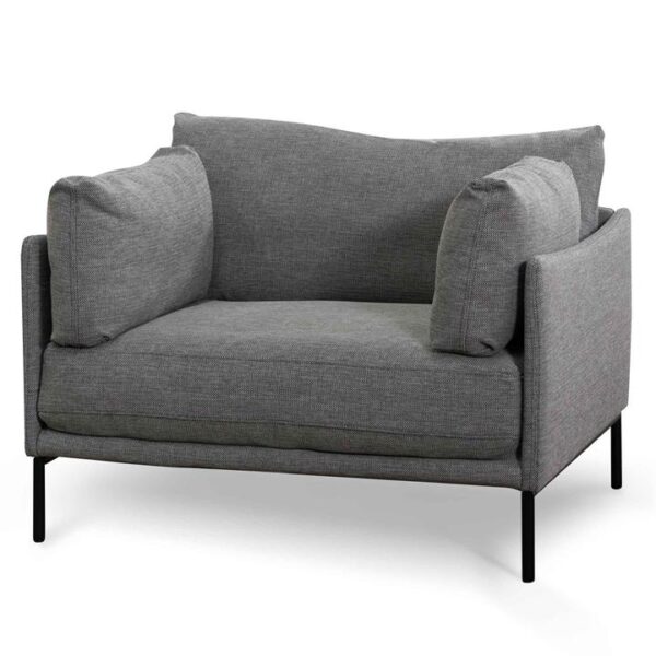 Emilis Armchair - Graphite Grey by Interior Secrets - AfterPay Available