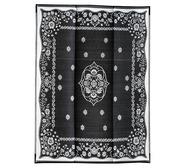 Evelina Reversible Outdoor Rug Black Large