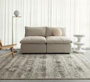 Evren Tribal Washable Rug Brown Medium