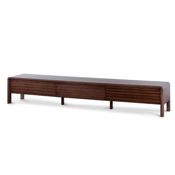 Ex Display - Amparo 2.2m TV Entertainment Unit - Walnut by Interior Secrets - AfterPay Available