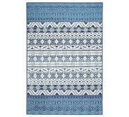 Fiore Outdoor Rug Blue Large