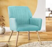 Hadlee Fabric Armchair Blue