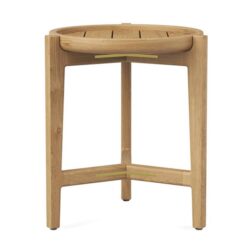 Hasmark Teak Timber Outdoor Round Tray Top Side Table