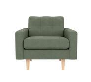 Jazz Armchair Green 1 Seater